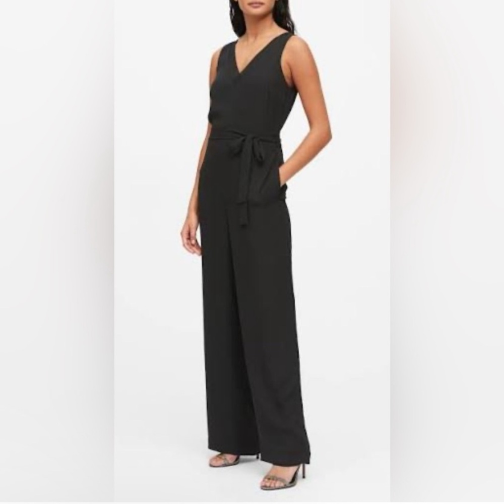 Calvin Klein Black Sleeveless Jumpsuit